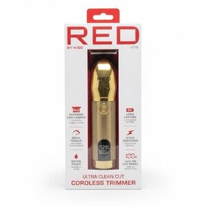 Kiss RED Gold Cordless Trimmer